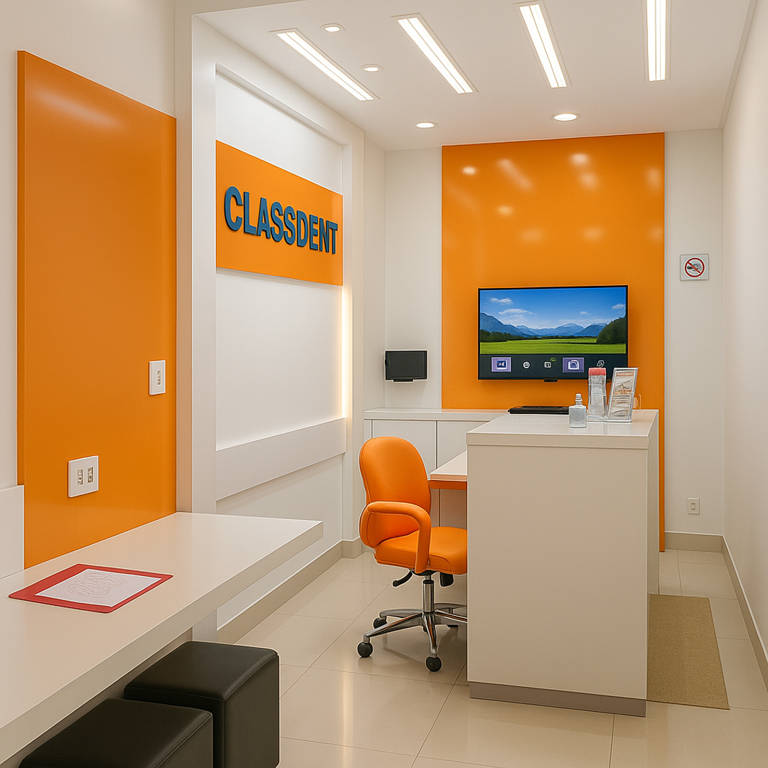 Recepção da clínica